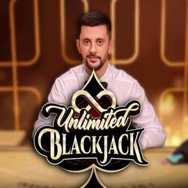 Unlimited Blackjack game by Ezugi – logo hosted on Nyxbets Casino